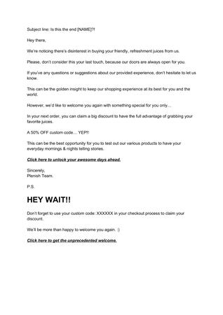 Win-Back Sequence Email #3